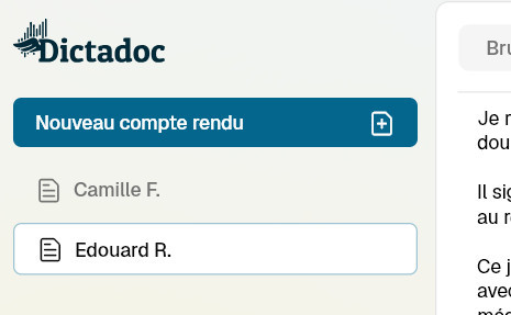 Gestion des dossiers patients